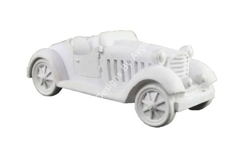 Boyanabilir Polyester Ham Objeler -ARABA 27X10 CM