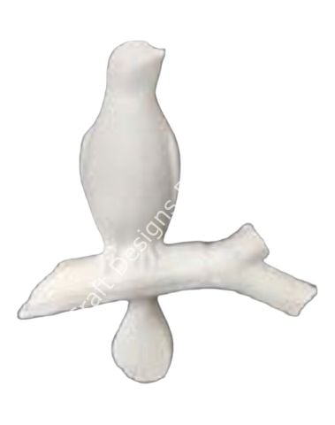 Boyanabilir Polyester Ham Objeler -DALDAKİ KUŞ