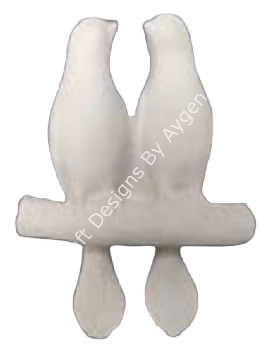 Boyanabilir Polyester Ham Objeler -DALDA İKİLİ KUŞ