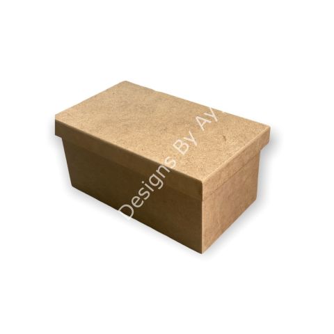 Boyanabilir Ahşap Ham Objeler -DIKDÖRTGEN KUTU KÜÇÜK 14X27X14