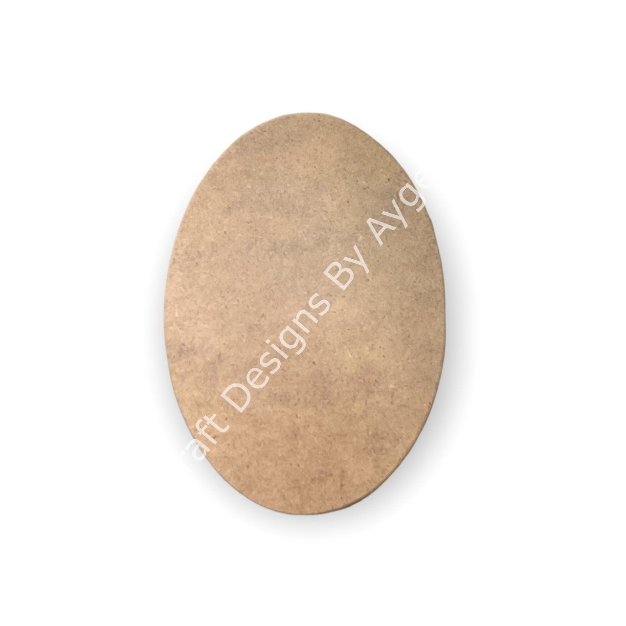 Boyanabilir Ahşap Ham Objeler -DERİN OVAL PANO 16x23 CM