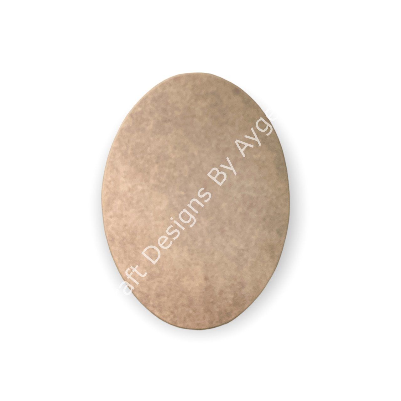 Boyanabilir Ahşap Ham Objeler -DERİN OVAL PANO 21x28 CM