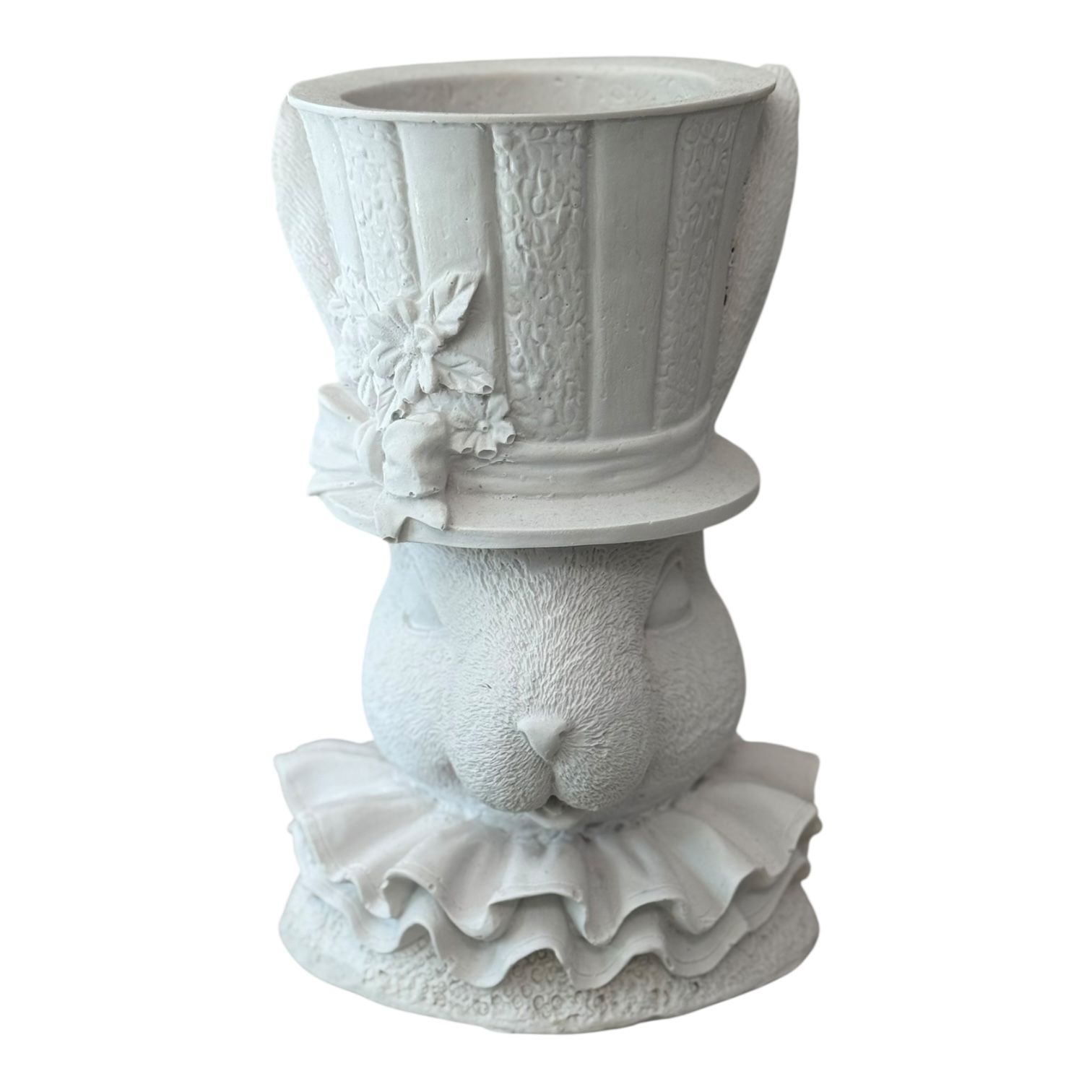 Boyanabilir Polyester Ham Objeler -TAVŞAN SAKSI