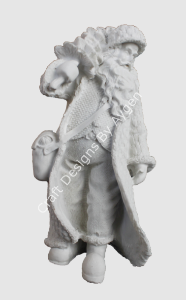 Boyanabilir Polyester Ham Objeler -PALTOLU NOEL BABA