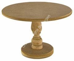 Boyanabilir Ahşap Ham Objeler - YUVARLAK PASTA SUNUMLUK NO:2