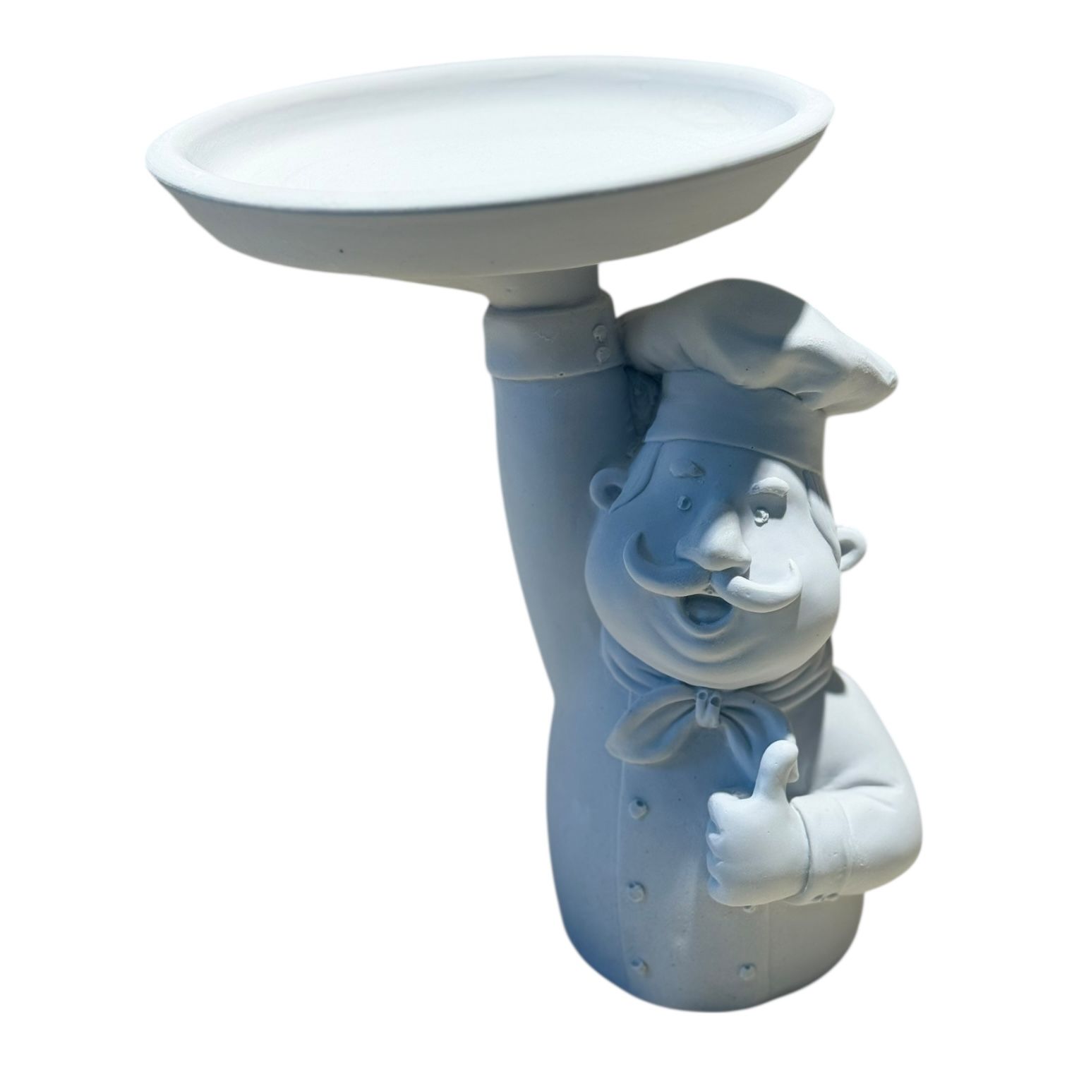 Boyanabilir Polyester Ham Objeler -ŞAPKALI AŞÇI TABAK - 26 cm