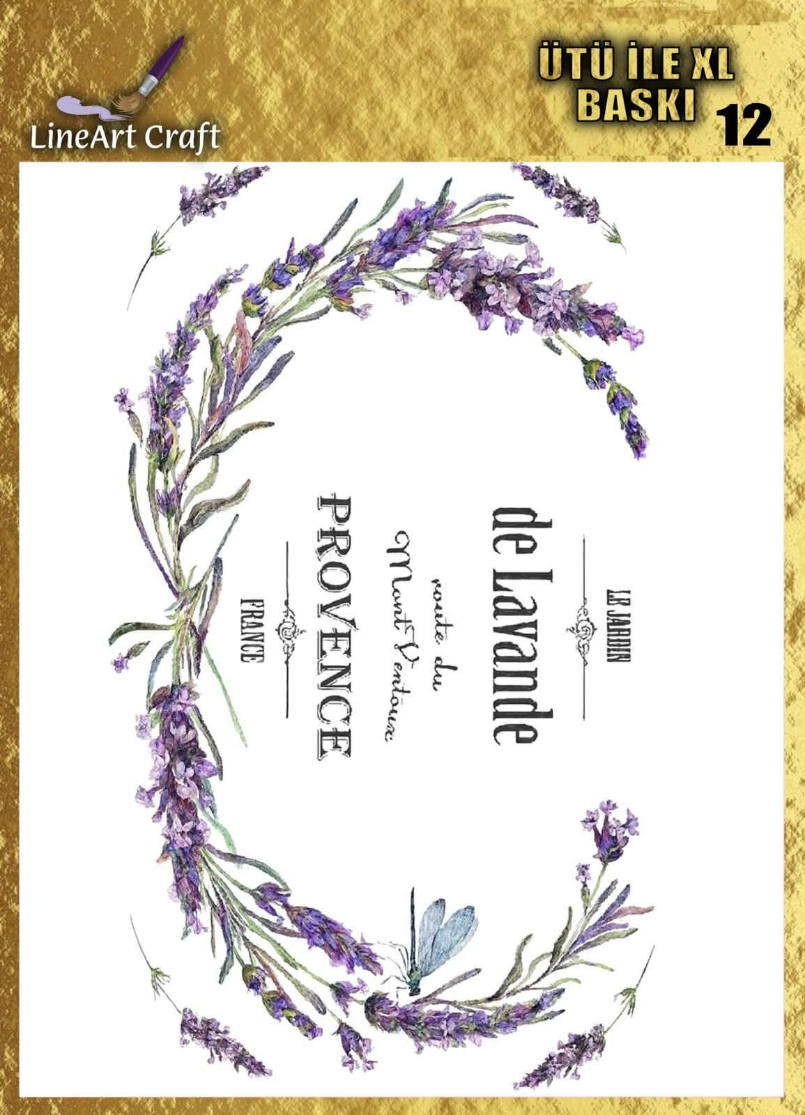 ÜTÜ İLE RUB ON TRANSFER XL– NO: 12 35×60 CM