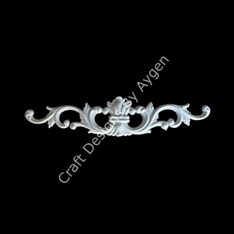 Boyanabilir Çıta&Aplik Objeler -ESNEK APLİK HÇ 1005 32 X 7 CM