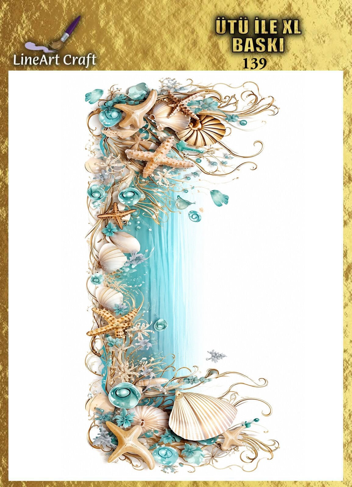 ÜTÜ İLE RUB ON TRANSFER XL– NO: 139 35×60 CM