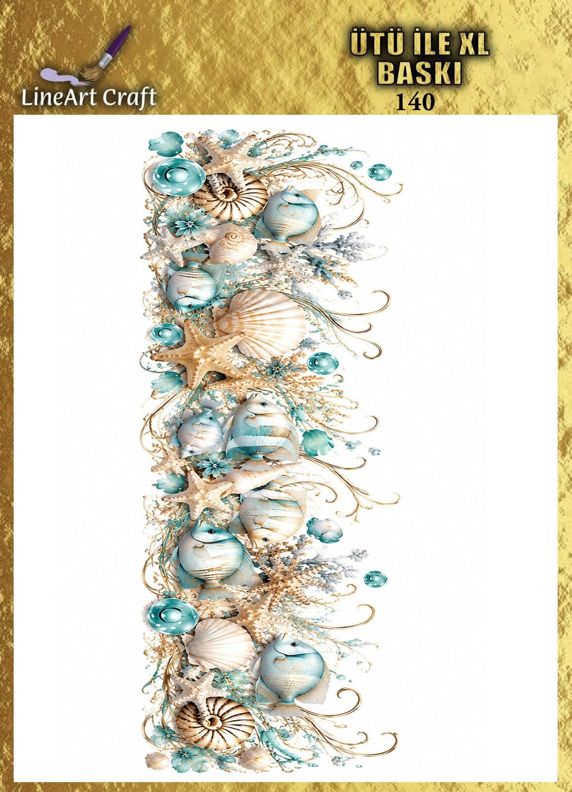 ÜTÜ İLE RUB ON TRANSFER XL– NO: 140 35×60 CM