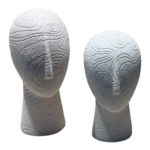 Boyanabilir Polyester Ham Objeler -DESENLİ BÜST KÜÇÜK