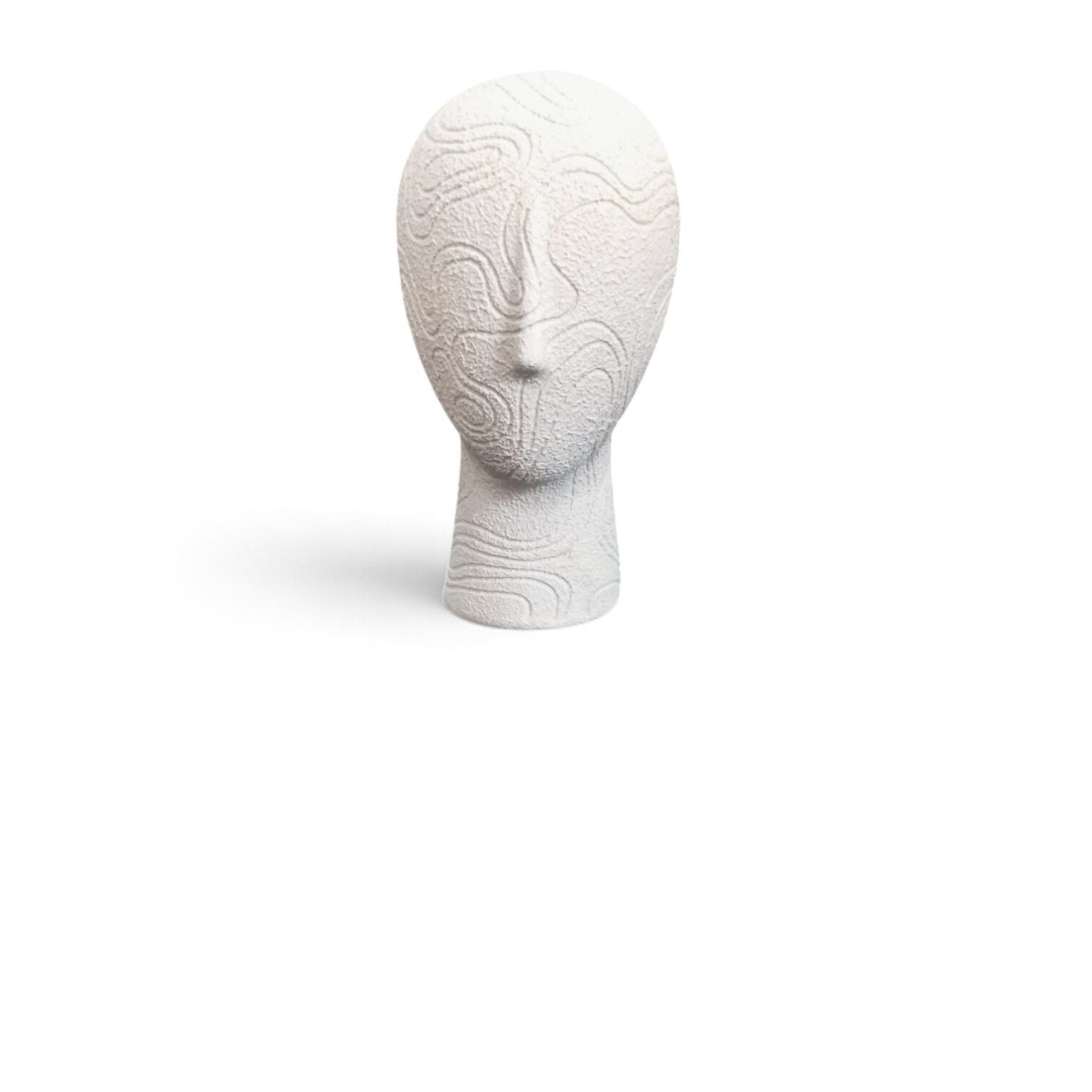 Boyanabilir Polyester Ham Objeler - DESENLİ BÜST KÜÇÜK 24x12x5