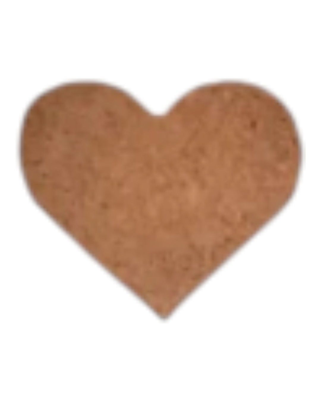 Boyanabilir Ahşap Ham Objeler -MiNiK KALP TEKLİ 4 cm