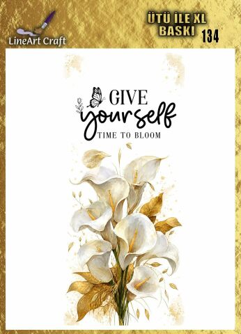 ÜTÜ İLE RUB ON TRANSFER XL– NO: 134 35×60 CM