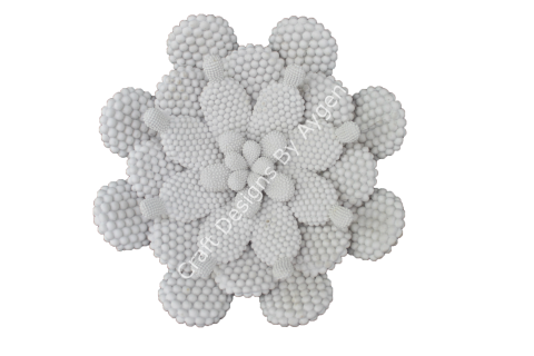 Boyanabilir Polyester Ham Objeler -KAKTÜS 22 X 22 CM