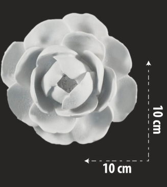 Boyanabilir Polyester Ham Objeler -ORTA BOY GONCAGÜL 11 X 11 CM