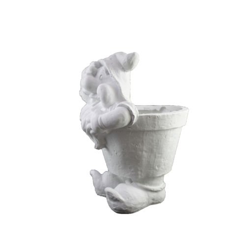 Boyanabilir Polyester Ham Objeler -KÜÇÜK ŞİRİN BABA SAKSI 34X24 CM