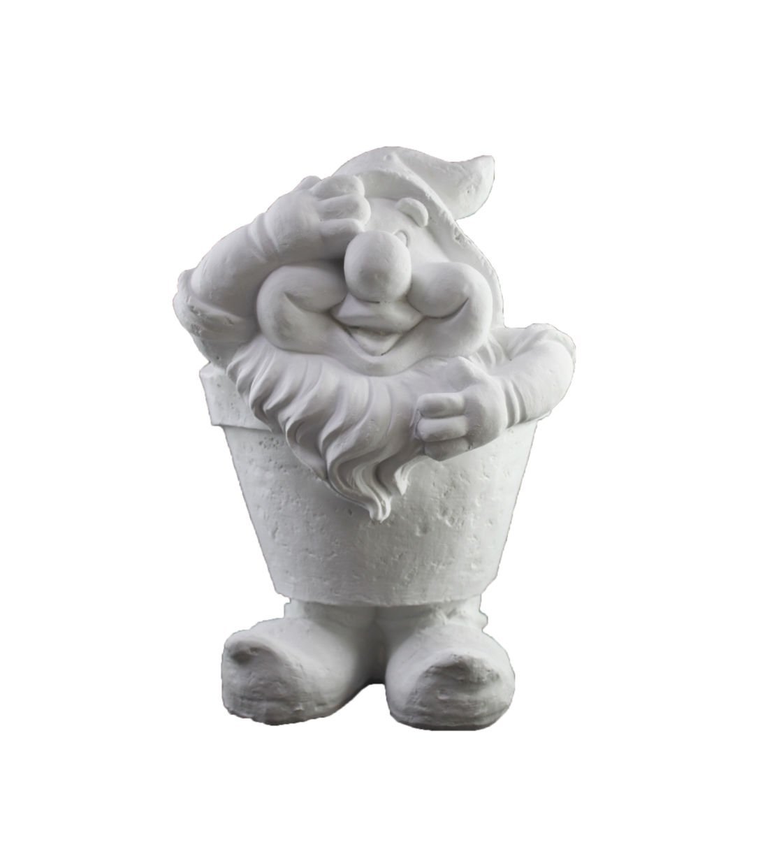 Boyanabilir Polyester Ham Objeler -KÜÇÜK ŞİRİN BABA SAKSI 34X24 CM