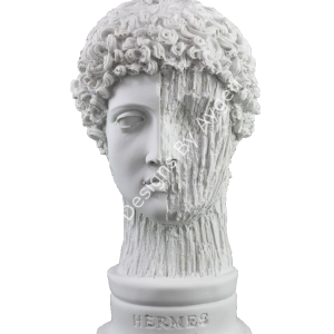 Boyanabilir Polyester Ham Objeler -ÇİZGİLİ HERMES 28X12 CM