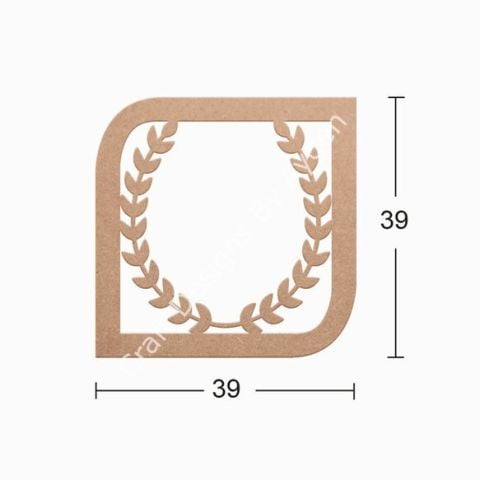 Boyanabilir Ahşap Ham Objeler -DEKORATİF DUVAR SÜSÜ