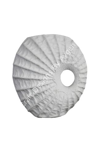 Boyanabilir Polyester Ham Objeler -TUTACAKLI MERCAN VAZO