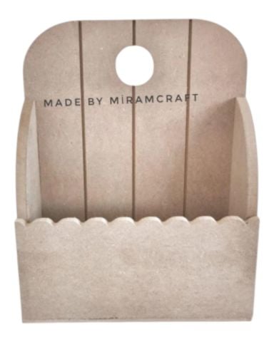 Boyanabilir Ahşap Ham Objeler -POSTA KUTUSU 27 x 22 x 9  cm