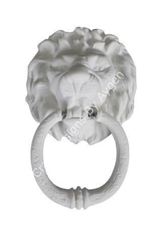 Boyanabilir Polyester Ham Objeler -ASLAN KAPI TOKMAĞI(17X10CM)