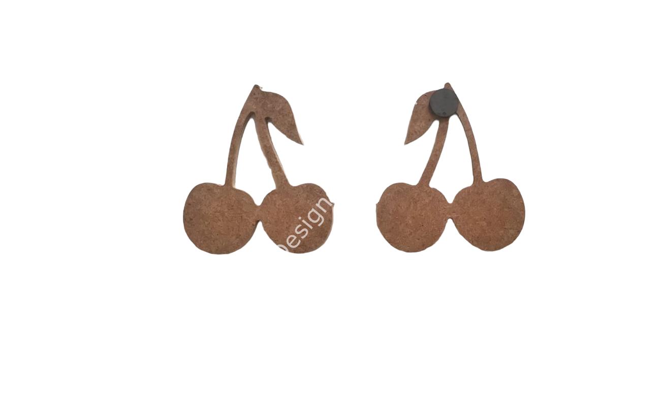 Boyanabilir Ahşap Ham Objeler -KİRAZ TEKLİ 10 cm