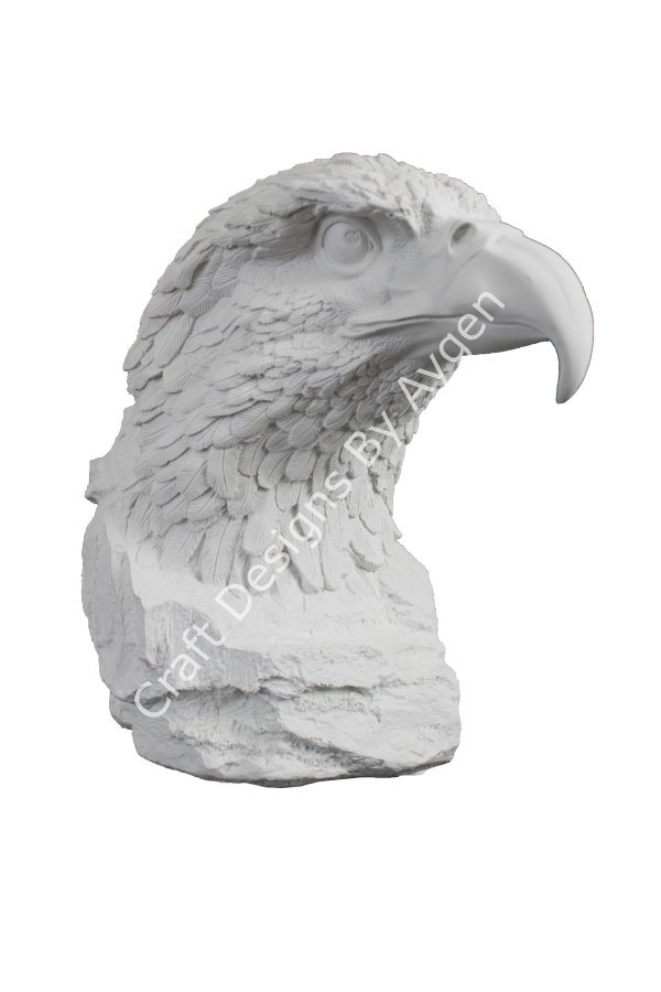 Boyanabilir Polyester Ham Objeler -KARTAL BÜST