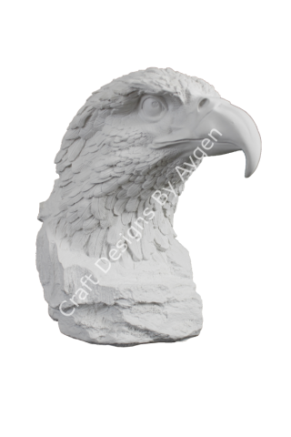 Boyanabilir Polyester Ham Objeler -KARTAL BÜST