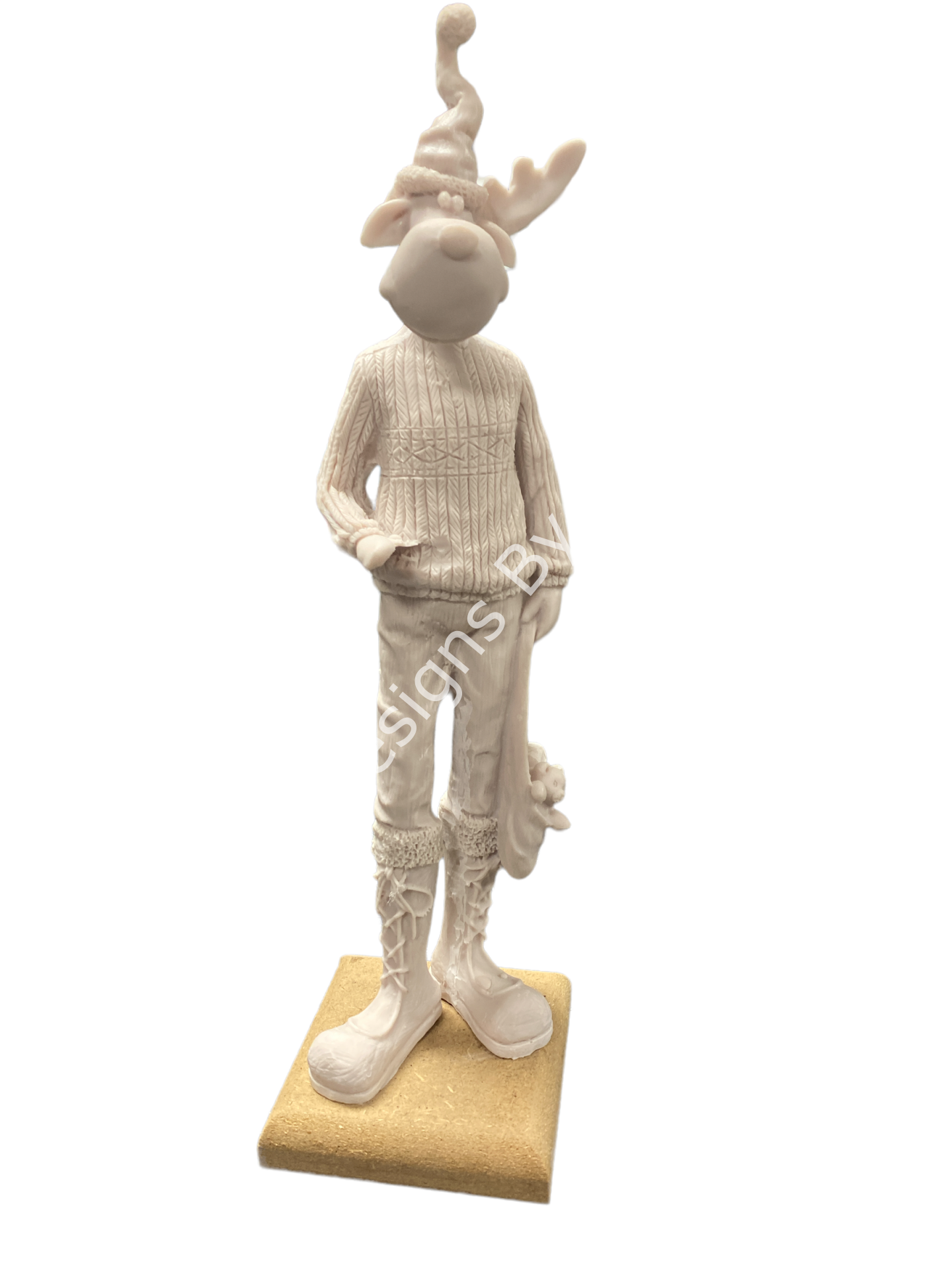 Boyanabilir Polyester Ham Objeler -ATKILI BÜYÜK GEYİK