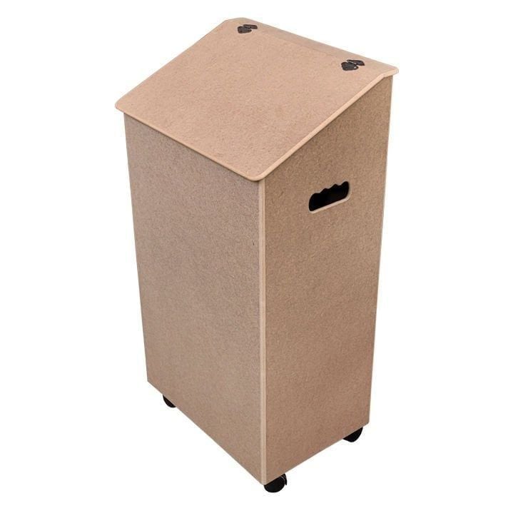 Boyanabilir Ahşap Ham Objeler -KİRLİ ÇAMAŞIR DOLABI