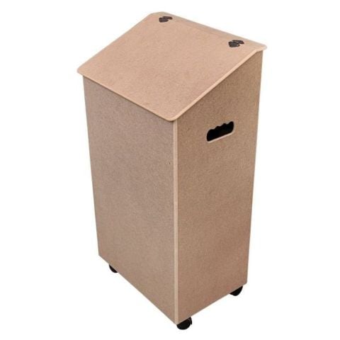 Boyanabilir Ahşap Ham Objeler -KİRLİ ÇAMAŞIR DOLABI