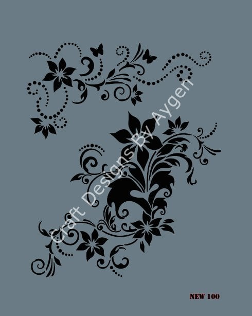 STENCIL NEW SERI X-LARGE 100