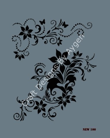 STENCIL NEW SERI X-LARGE 100