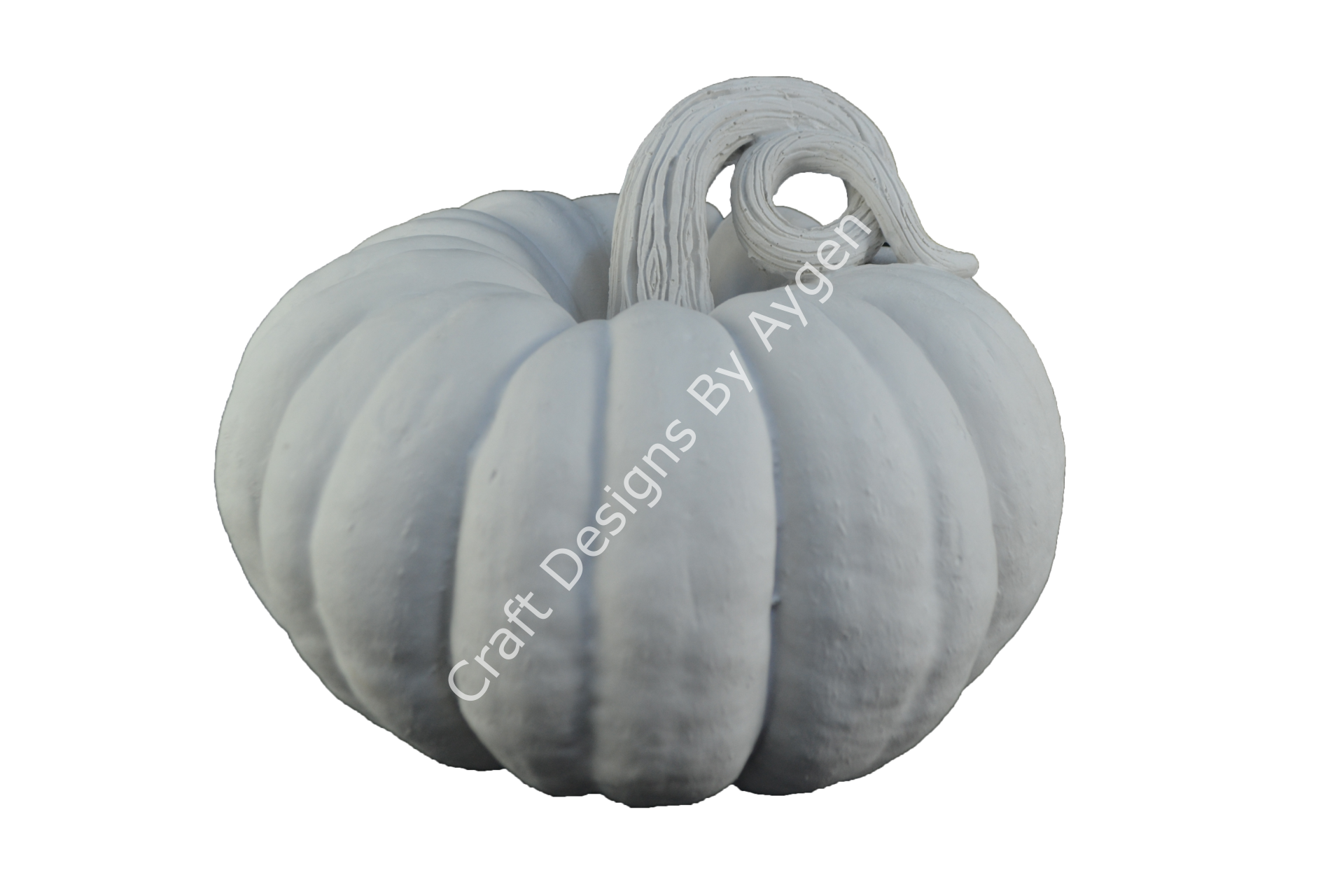 Boyanabilir Polyester Ham Objeler -BÜYÜK KABAK 33X28 CM