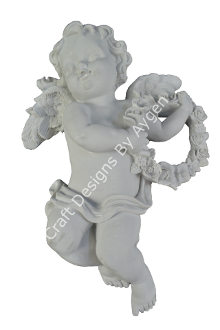 Boyanabilir Polyester Ham Objeler -MELEK3 24X18 CM