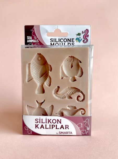 Smarta Silikon Kalıp - Deniz Hayvanları