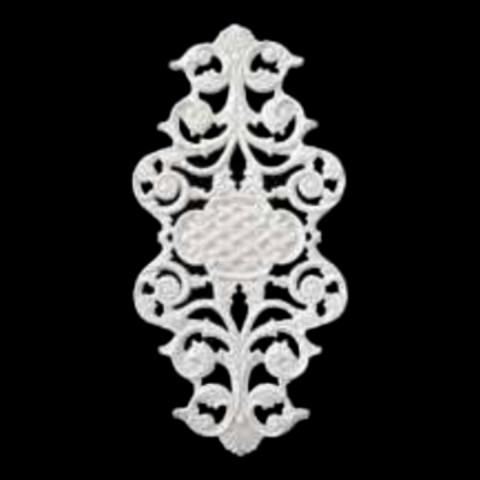 Boyanabilir Polyester Ham Objeler -OYMA DEKOR 39X10 CM