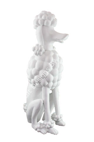 Boyanabilir Polyester Ham Objeler -SÜS KÖPEĞİ 60X20 CM