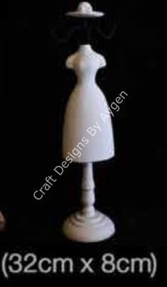 Boyanabilir Polyester Ham Objeler -TAKILIK 32X8 CM