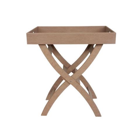 Boyanabilir Ahşap Ham Objeler -SİMİTÇİ SEHPASI