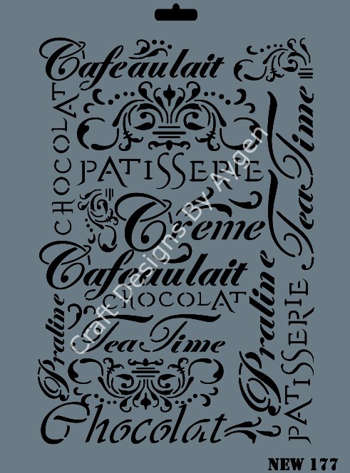 STENCIL NEW SERI X-LARGE 177