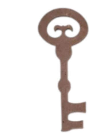 Boyanabilir Ahşap Ham Objeler -ANAHTARLAR TEKLİ 10 cm