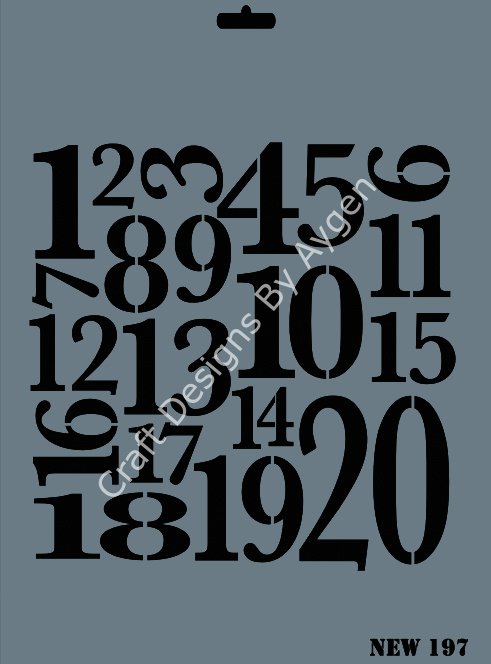 STENCIL NEW SERI X-LARGE 197