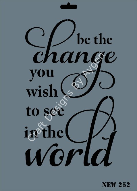 STENCIL NEW SERI X-LARGE 252