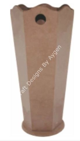 Boyanabilir Ahşap Ham Objeler -ALTIGEN ŞEMSİYELİK