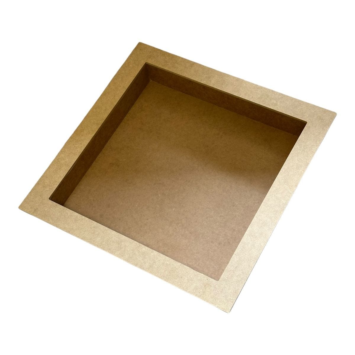 Boyanabilir Ahşap Ham Objeler - ÇERÇEVELİ PANO 50X50