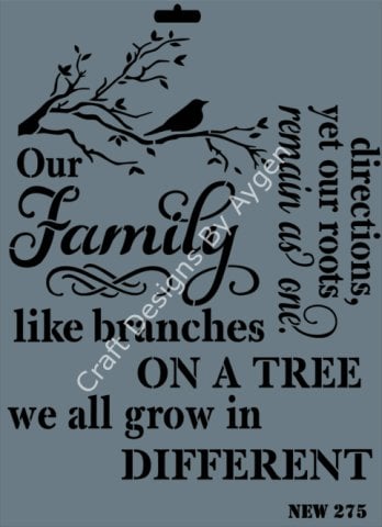 STENCIL NEW SERI X-LARGE 275