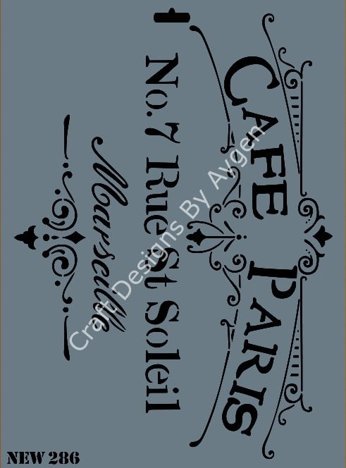 STENCIL NEW SERI X-LARGE 286